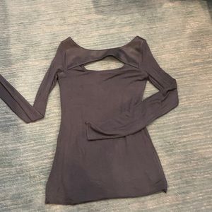 Bailey Long Sleeve Cut Out Top